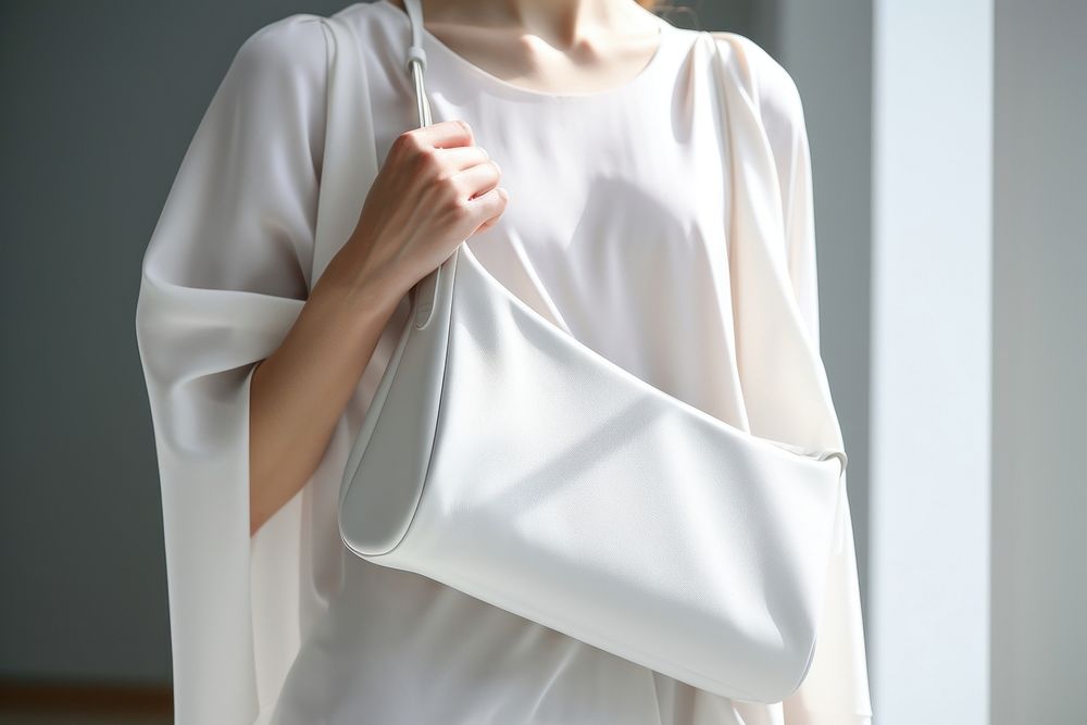Bag handbag blouse white. AI generated Image by rawpixel.