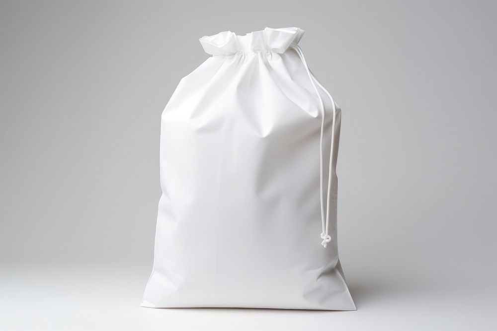Bag white white background simplicity. AI generated Image by rawpixel.