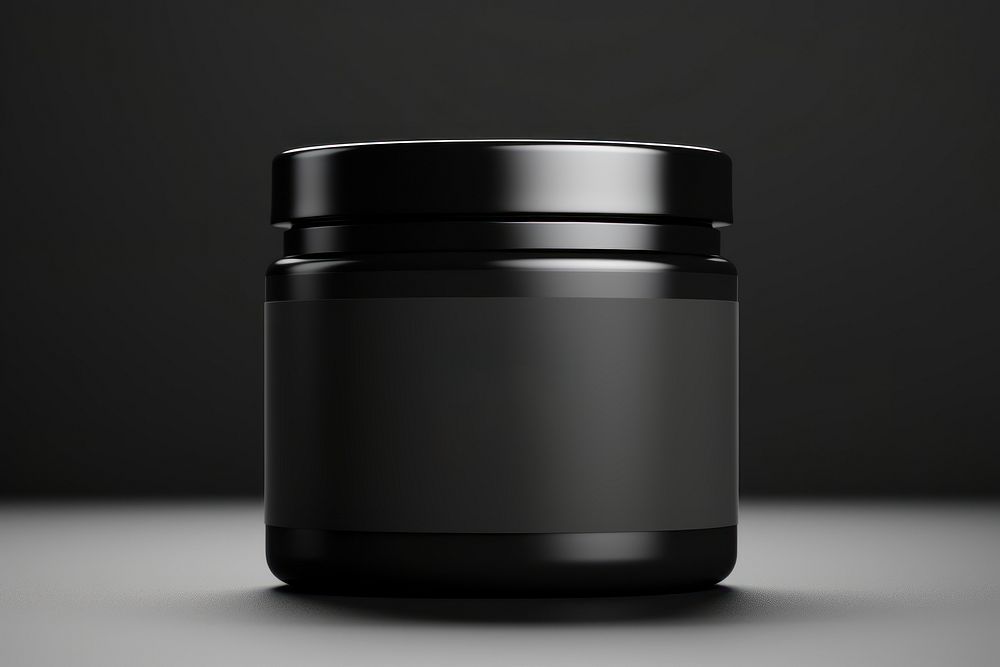 Black jar container darkness. AI generated Image by rawpixel.
