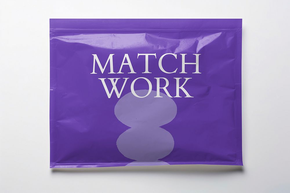 Plastic mailer bag mockup, product packaging psd