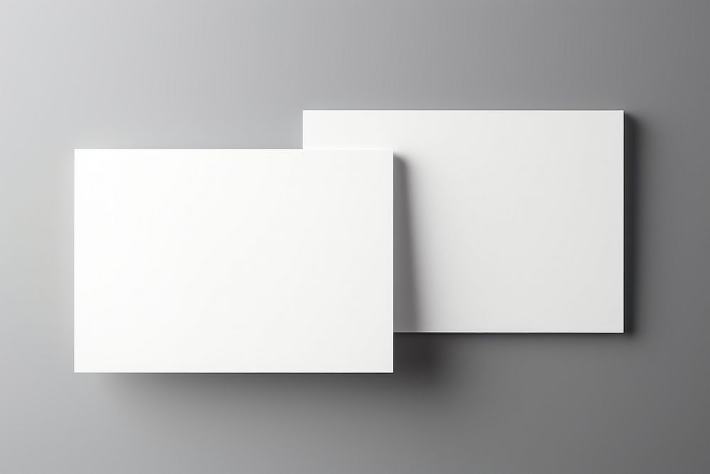 Backgrounds white paper business card. AI generated Image by rawpixel.
