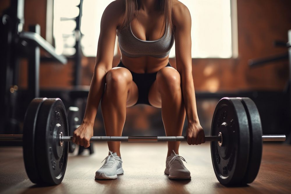 Deadlift sports weight wheel. AI generated Image by rawpixel.