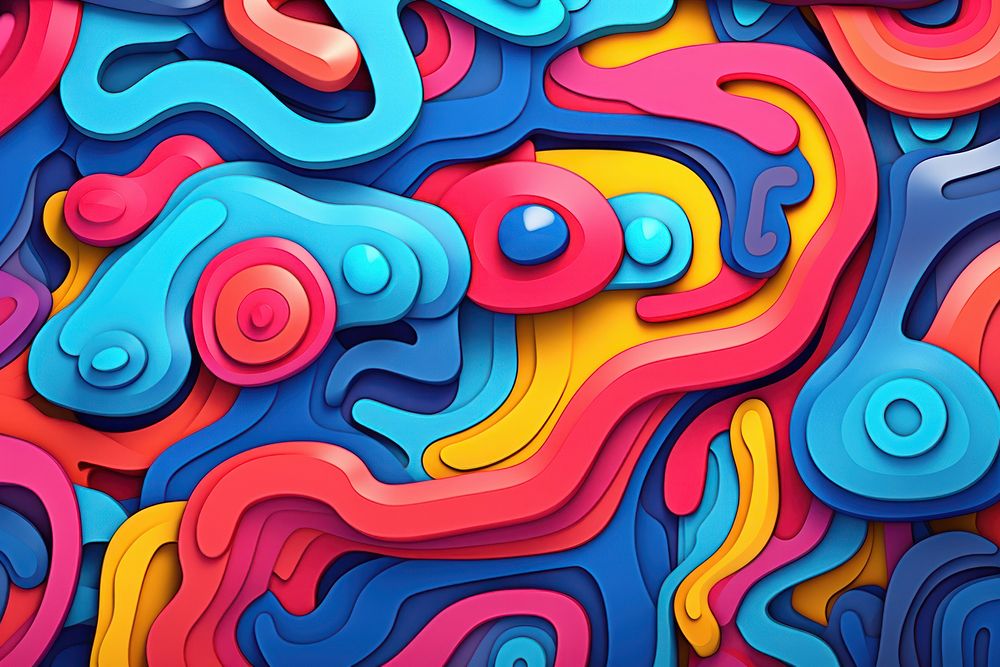 Art backgrounds abstract pattern. AI generated Image by rawpixel.
