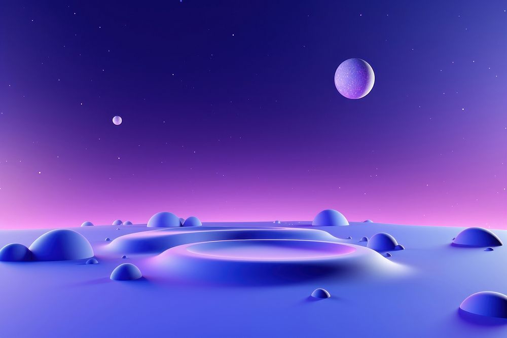 Purple astronomy nature night. AI generated Image by rawpixel.