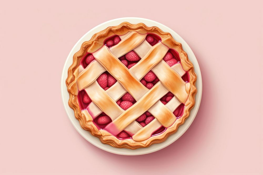 Pie dessert food cake. AI generated Image by rawpixel.