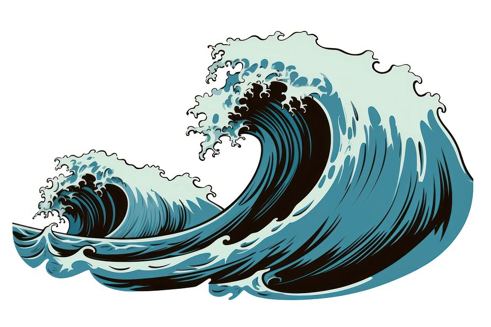 Sports ocean wave sea. AI generated Image by rawpixel.