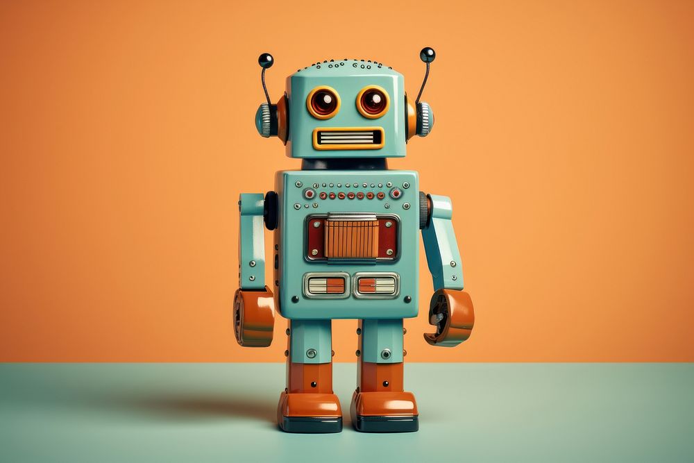 Robot toy technology futuristic. AI generated Image by rawpixel.
