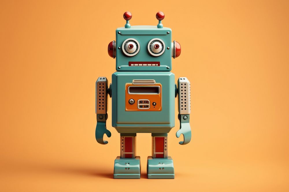 Robot toy technology machine. AI generated Image by rawpixel.