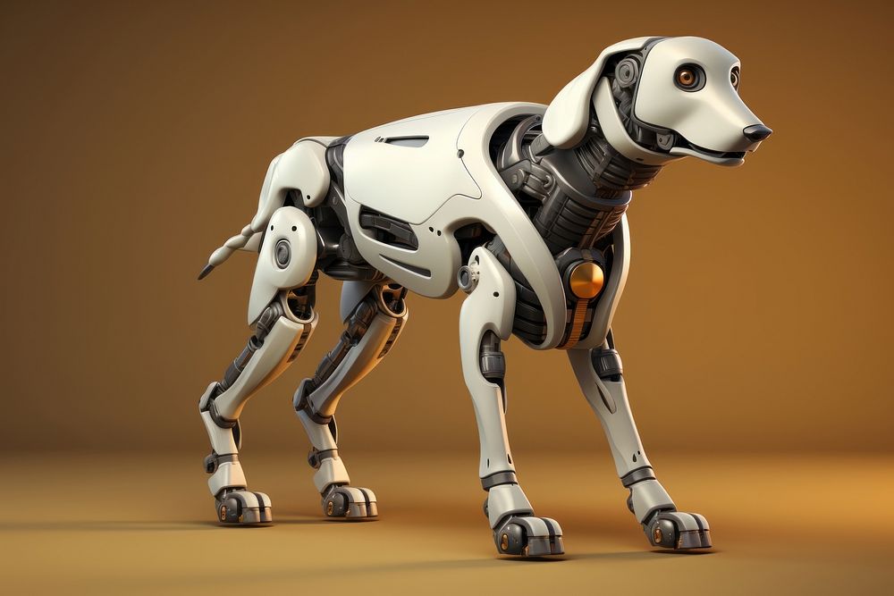 Animal robot dog carnivora. AI generated Image by rawpixel.