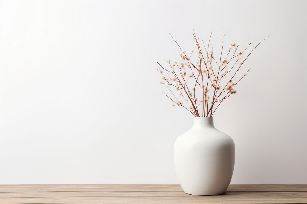 Vase porcelain flower table. 