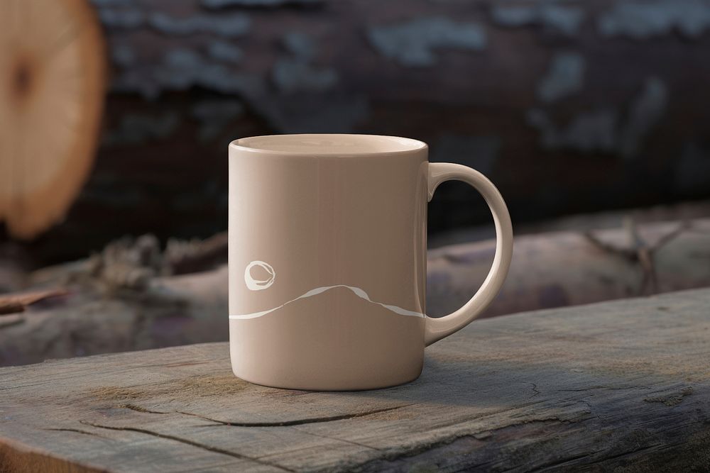 Coffee mug mockup psd