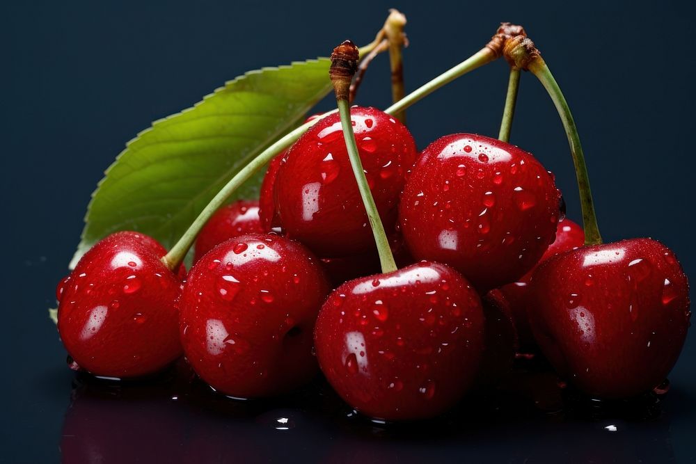 Cherry fruit plant food. 