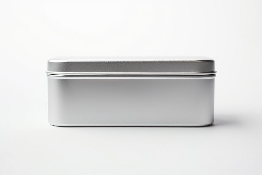Box metal white background rectangle. AI generated Image by rawpixel.