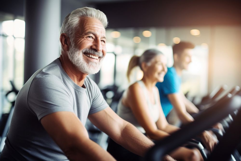 Gym sports adult happy. AI generated Image by rawpixel.