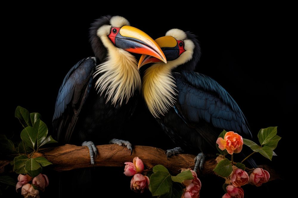 Animal toucan nature plant. AI generated Image by rawpixel.