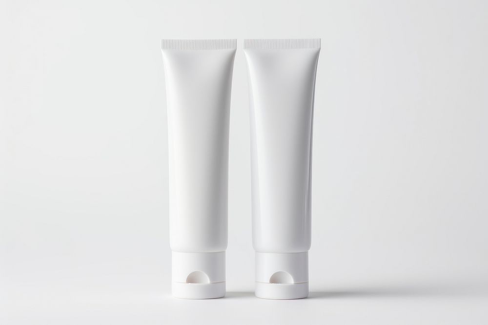 Cosmetics white white background toothpaste. AI generated Image by rawpixel.