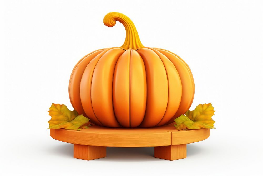 Pumpkin thanksgiving vegetable cartoon. AI generated Image by rawpixel.