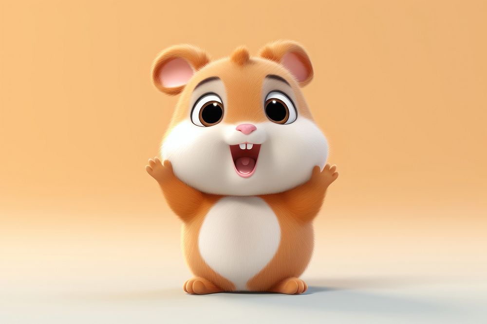 Figurine portrait hamster rodent. AI generated Image by rawpixel.