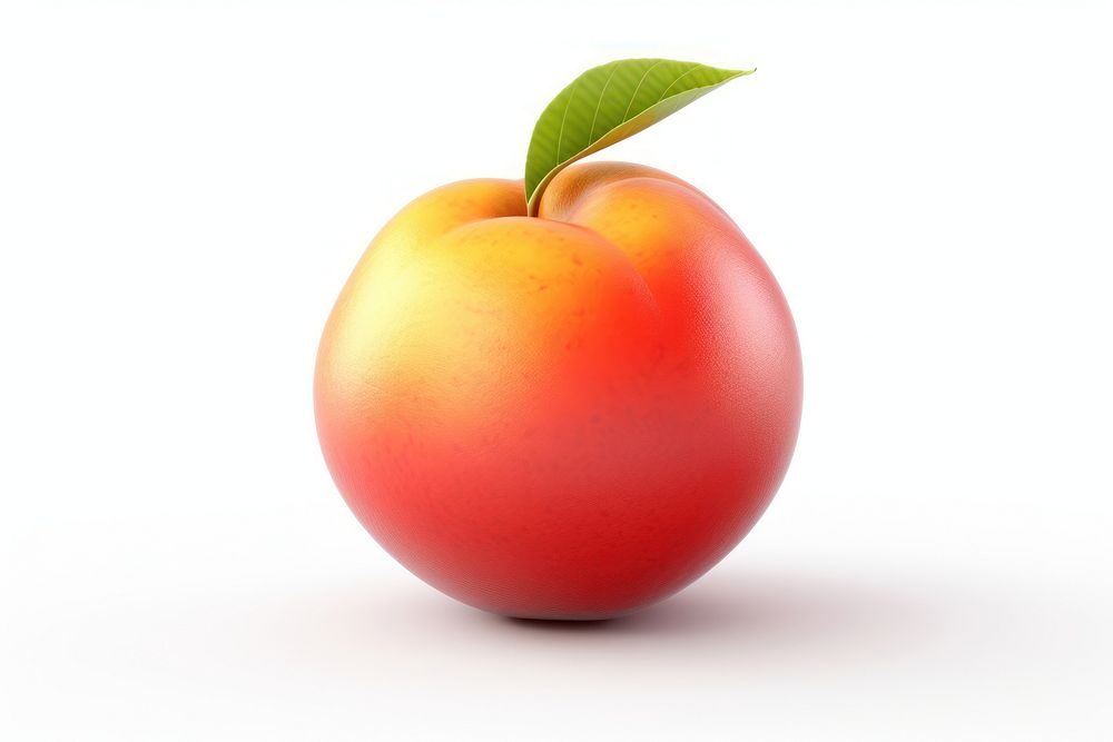 Nectarine fruit plant food. AI generated Image by rawpixel.