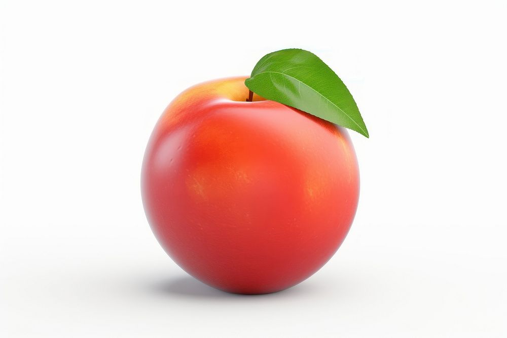 Nectarine tomato apple fruit. AI generated Image by rawpixel.