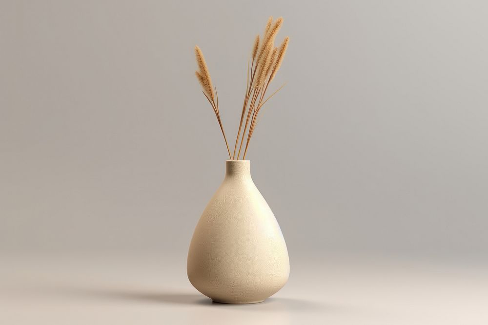 Vase ceramic decoration simplicity. AI generated Image by rawpixel.