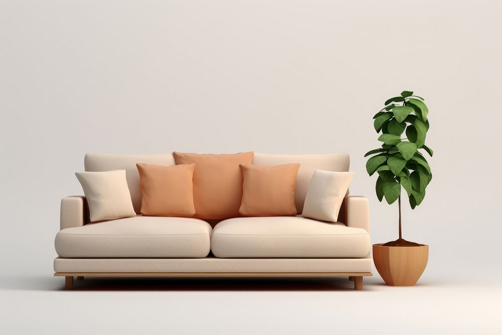 Pillow plant furniture cushion. 