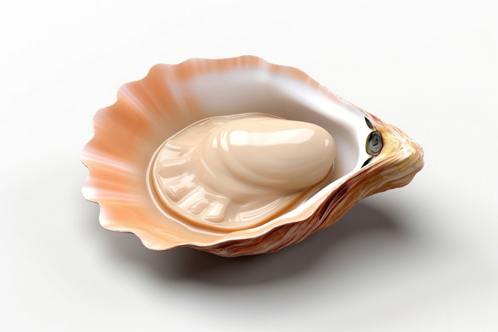 Oyster seashell jewelry seafood. AI generated Image by rawpixel.