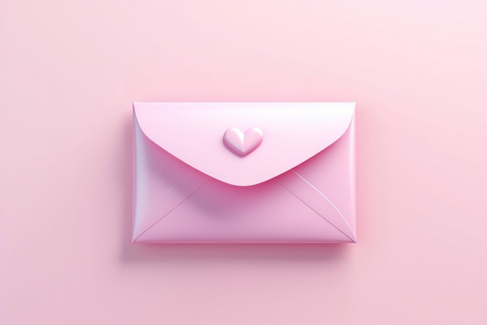 Envelope letter love magenta. AI generated Image by rawpixel.