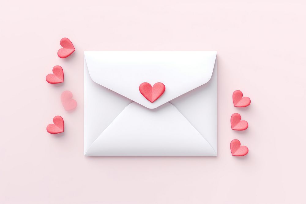 Envelope letter paper love. AI generated Image by rawpixel.