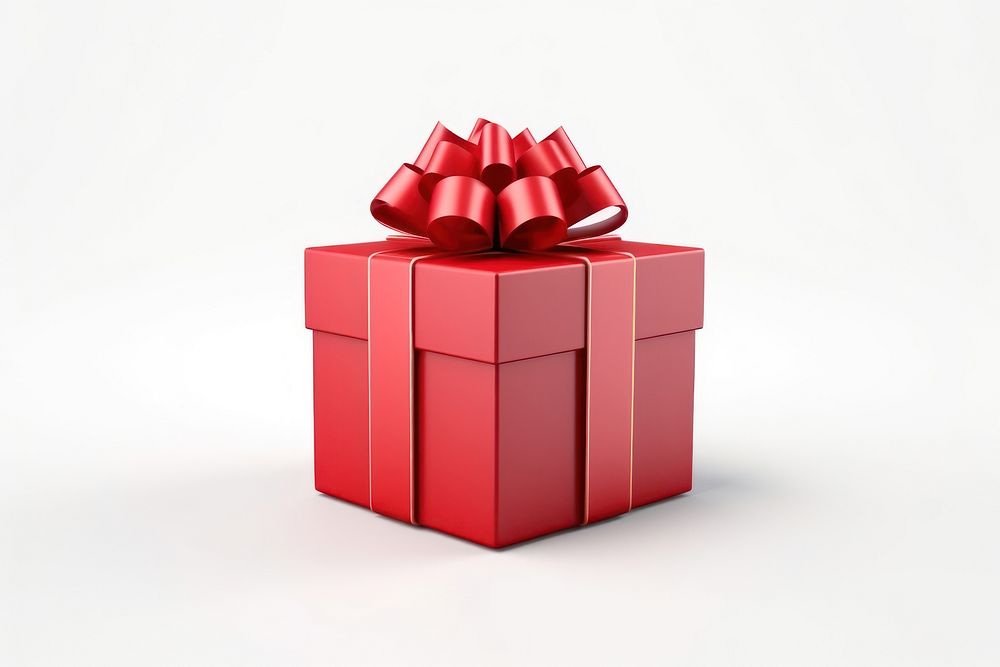 Present gift red christmas present. AI generated Image by rawpixel.