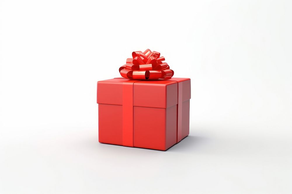 Present gift box red. AI generated Image by rawpixel.