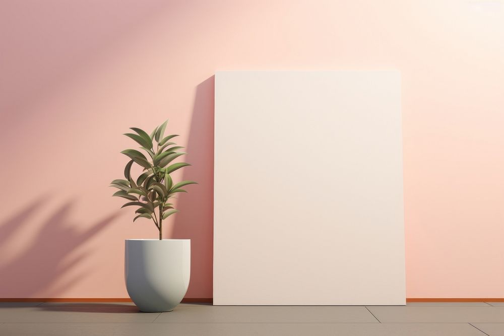 Plant architecture vase wall. AI generated Image by rawpixel.
