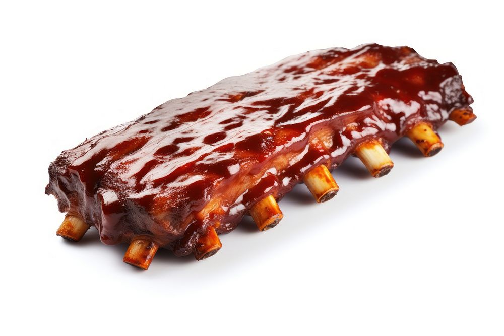 Barbecue ribs food chocolate freshness. AI generated Image by rawpixel.
