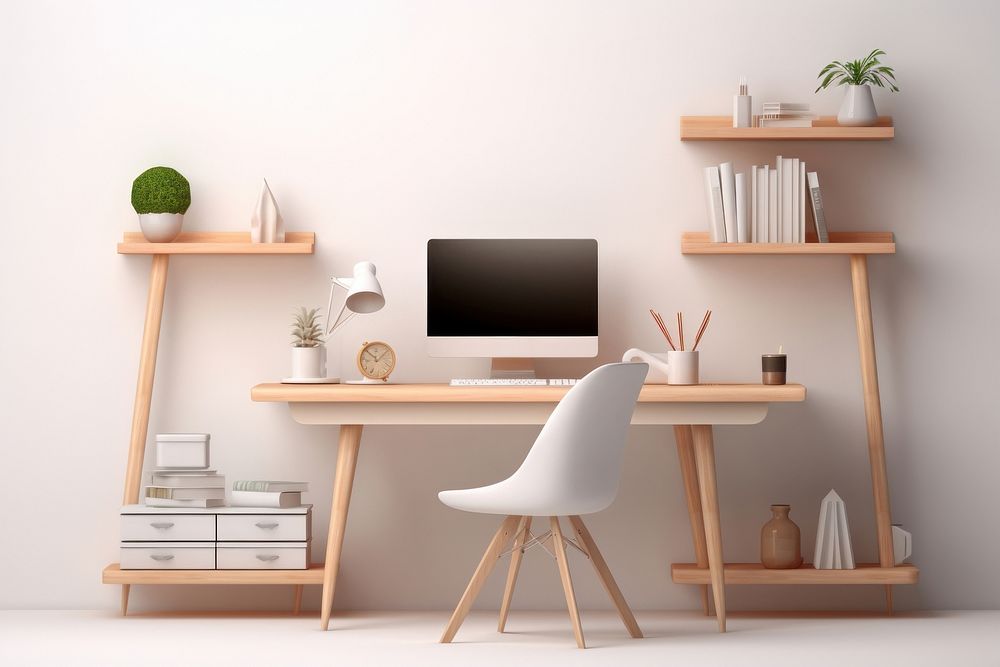 Computer desk furniture table. 