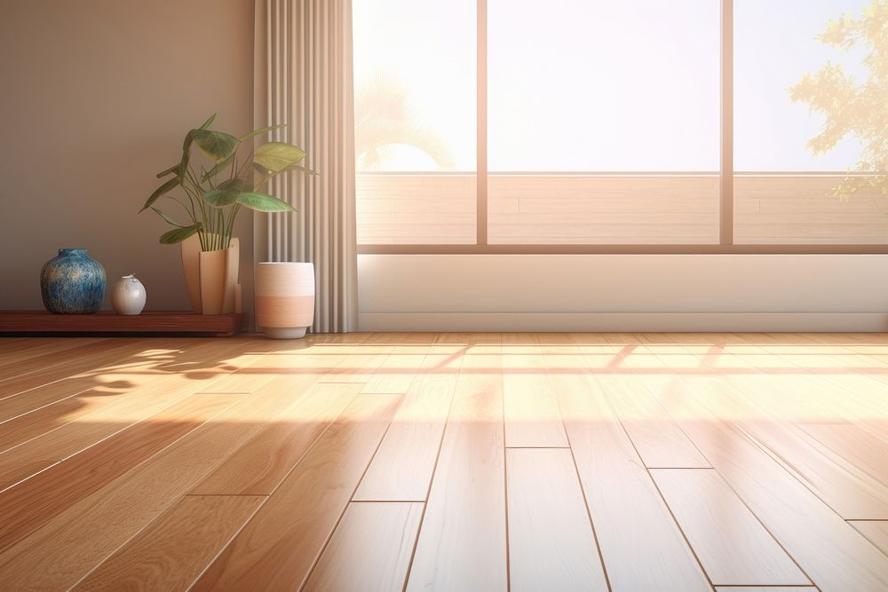 Floor wood flooring hardwood. AI generated Image by rawpixel.