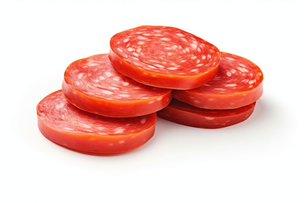 Pepperoni vegetable tomato food. AI generated Image by rawpixel.