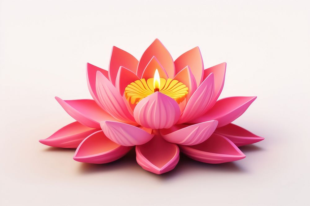 Lotus flower dahlia petal plant. AI generated Image by rawpixel.