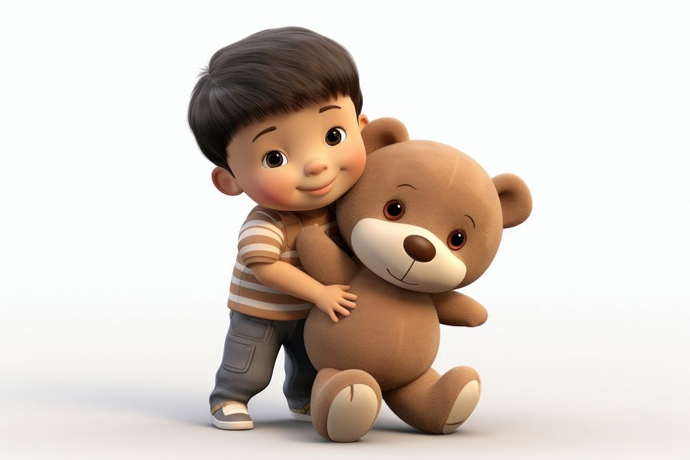 Cartoon doll cute baby. AI generated Image by rawpixel.