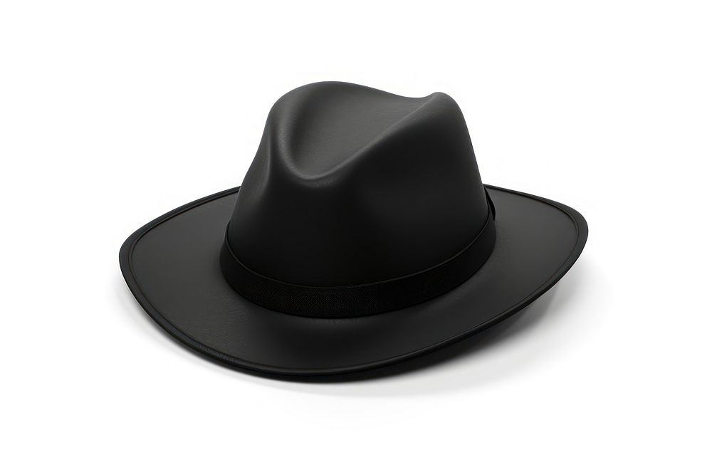 Black hat white background headwear. AI generated Image by rawpixel.