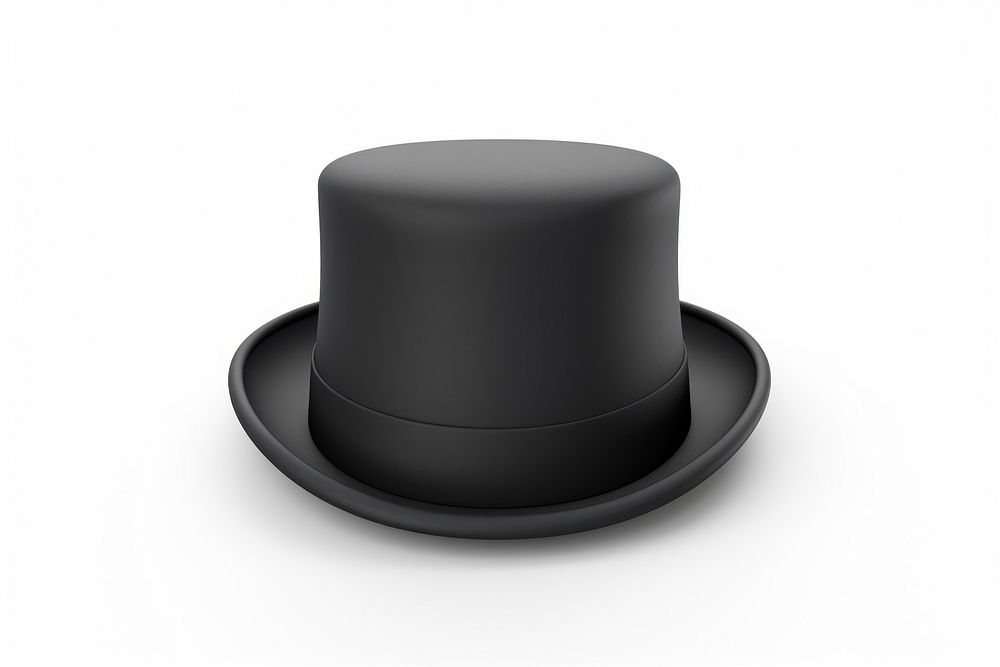 Black hat white background celebration. AI generated Image by rawpixel.