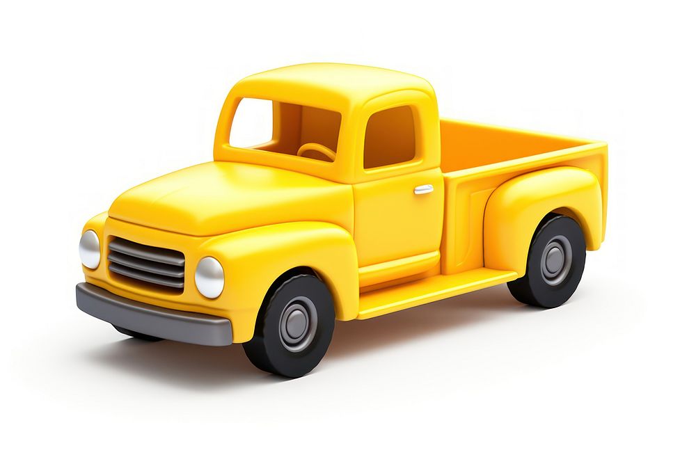 Truck car vehicle white background. AI generated Image by rawpixel.