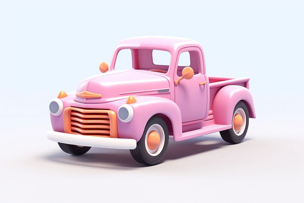 Truck car vehicle cartoon. AI generated Image by rawpixel.