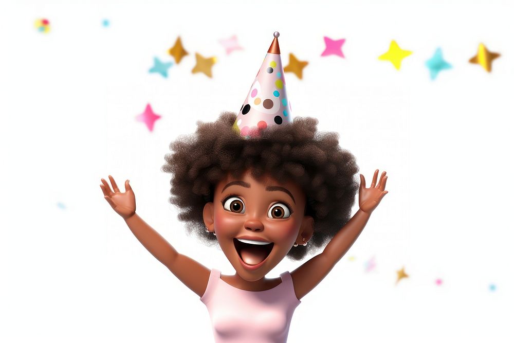 Celebration party girl hat. AI generated Image by rawpixel.