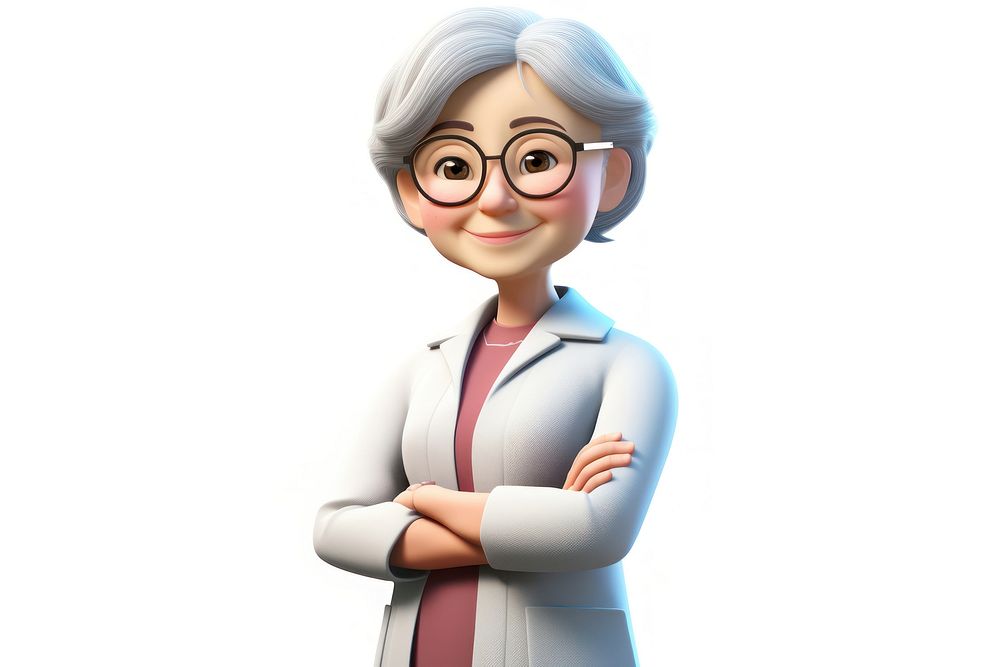 Psychologist cartoon female adult. AI generated Image by rawpixel.