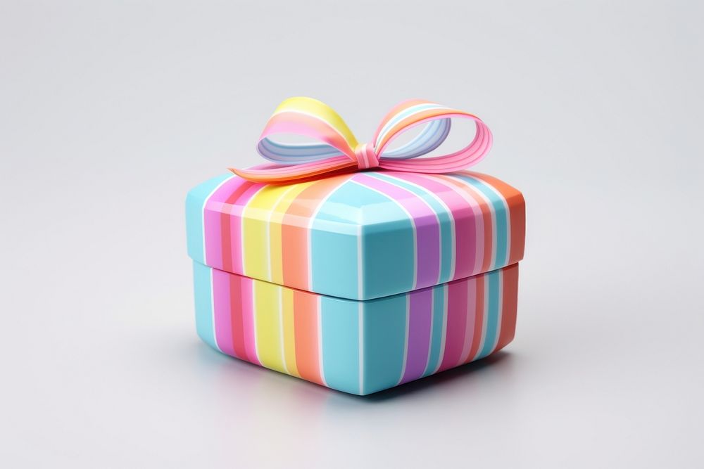 Gift box pattern white background. AI generated Image by rawpixel.