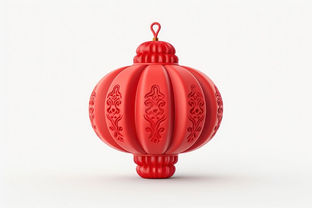 Lantern red white background chinese lantern. AI generated Image by rawpixel.