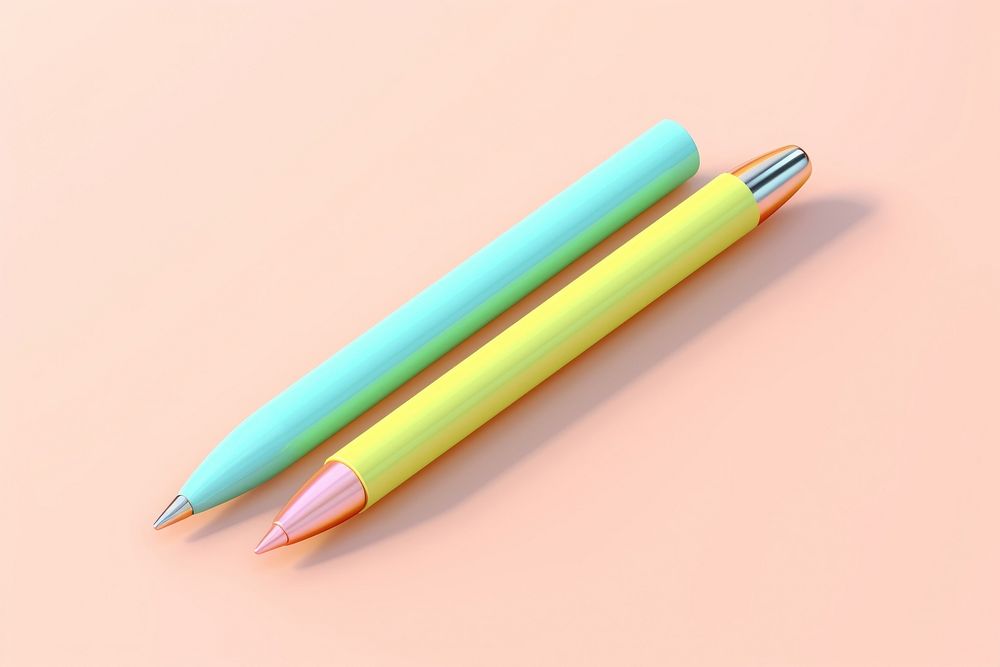 Stationary pencil colored pencil creativity.