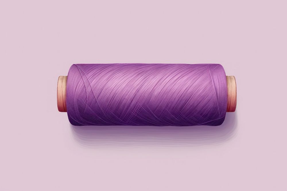 Thread roll purple technology material. AI generated Image by rawpixel.