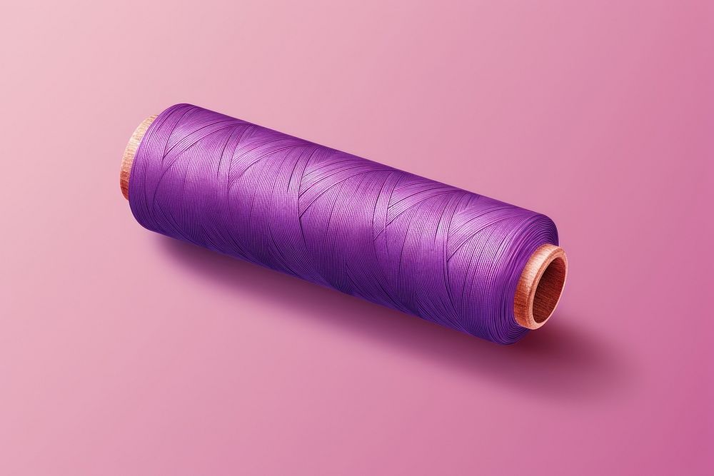Thread roll purple cylinder dynamite. AI generated Image by rawpixel.