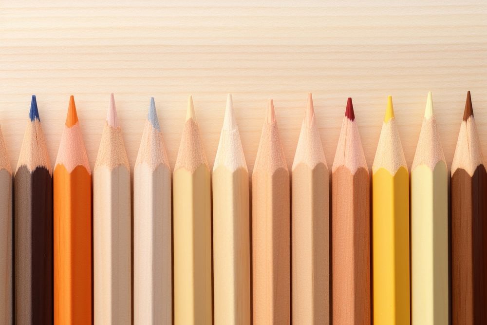 Pencil backgrounds wood colored pencil. AI generated Image by rawpixel.